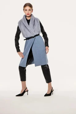 Mink and cashmere vest