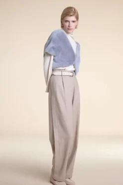 Mink bolero light blu