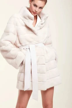Mink fur coat