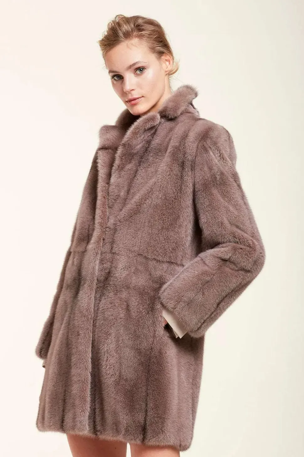 Mink fur coat