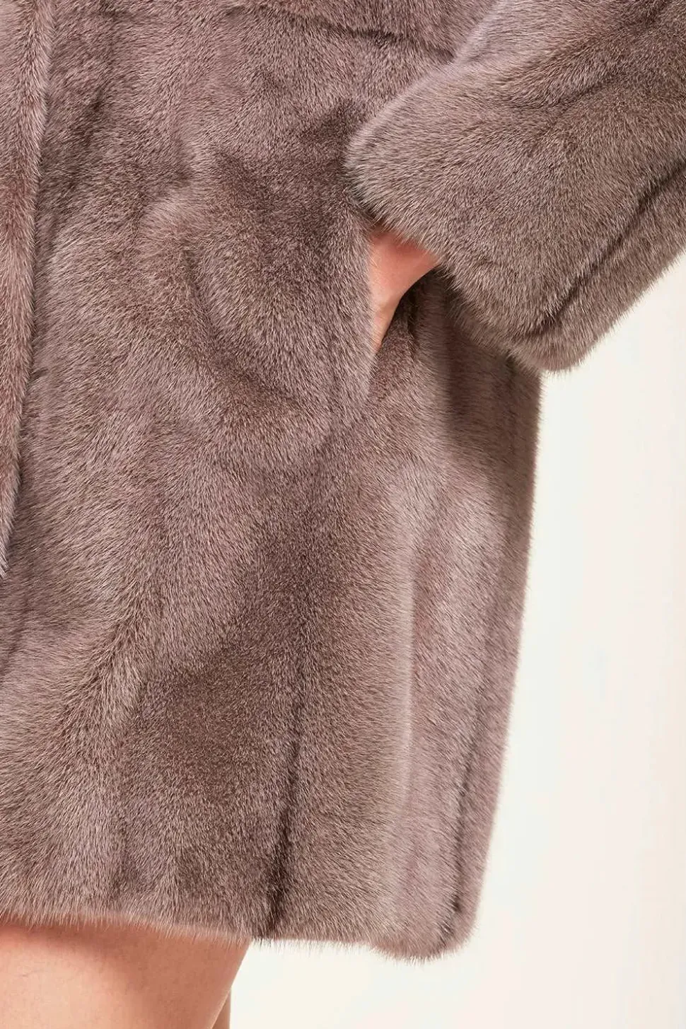 Mink fur coat