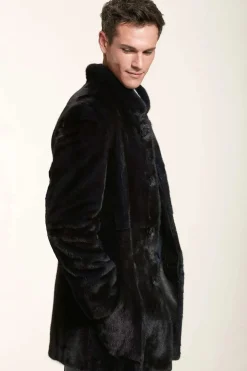 Mink fur coat mens