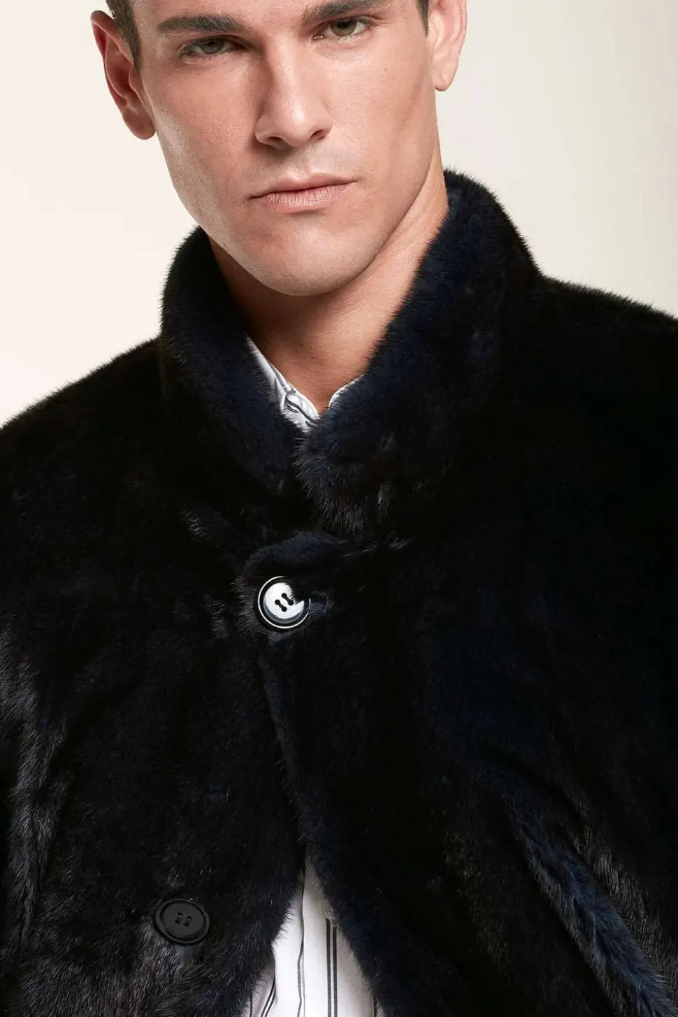 Mink fur coat mens