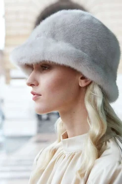 Mink fur hat