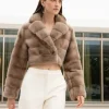 Mink jacket womens