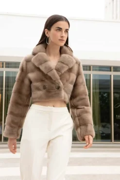 Mink jacket womens