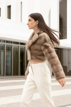 Mink jacket womens