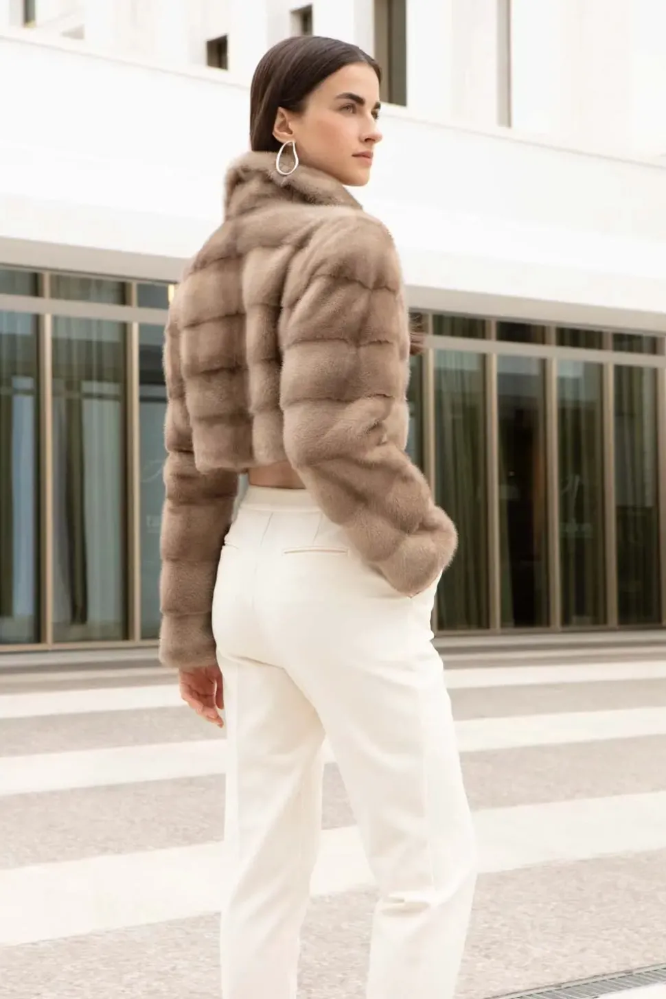 Mink jacket womens