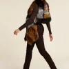 Real fox fur shawl