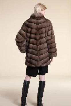 Real sable coat