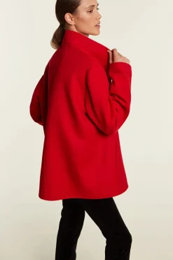 Red cashmere jacket