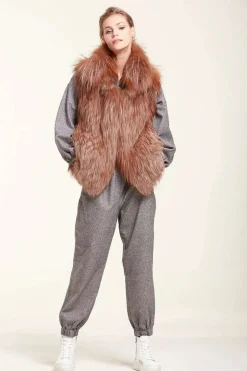 Red fox vest