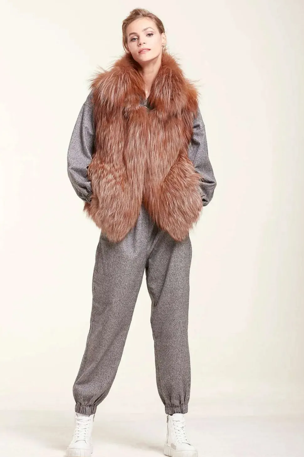 Red fox vest