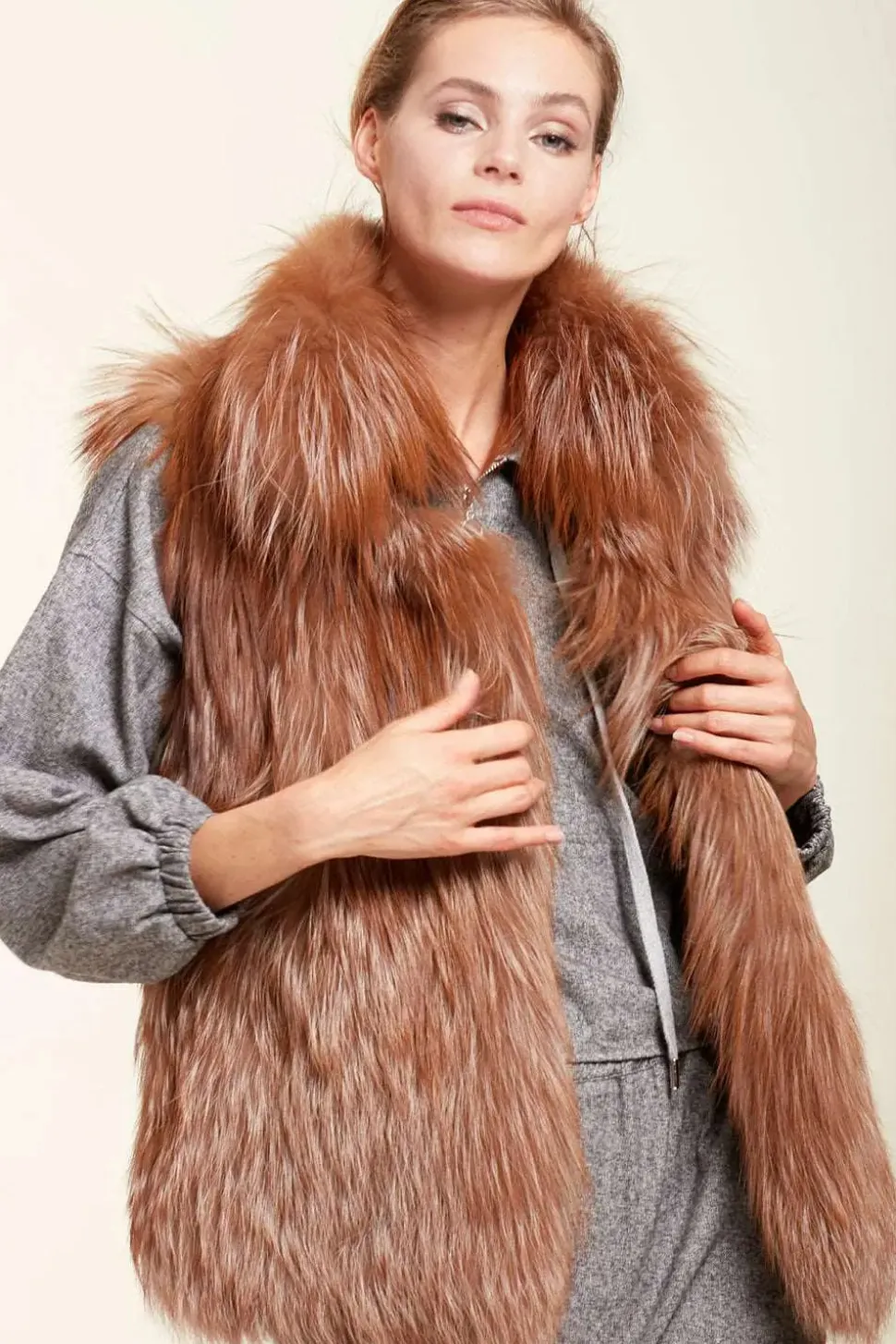 Red fox vest