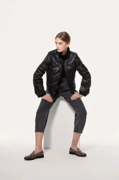 Reversible mink jacket