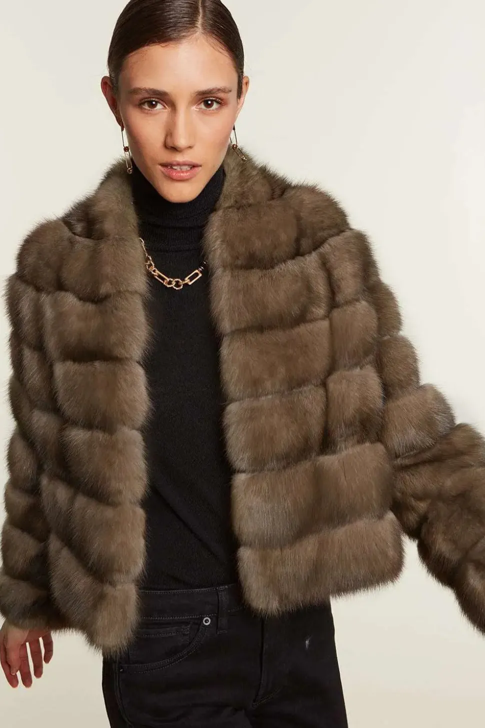 Sable fur jacket
