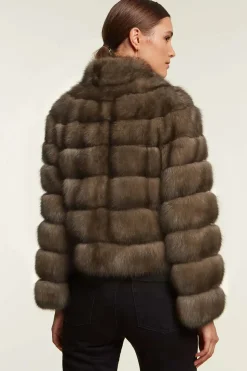 Sable fur jacket