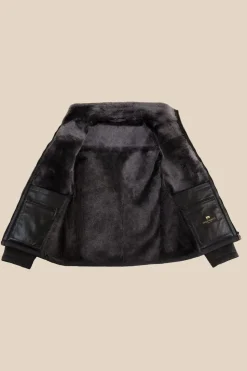 Shearling aviator jacket mens