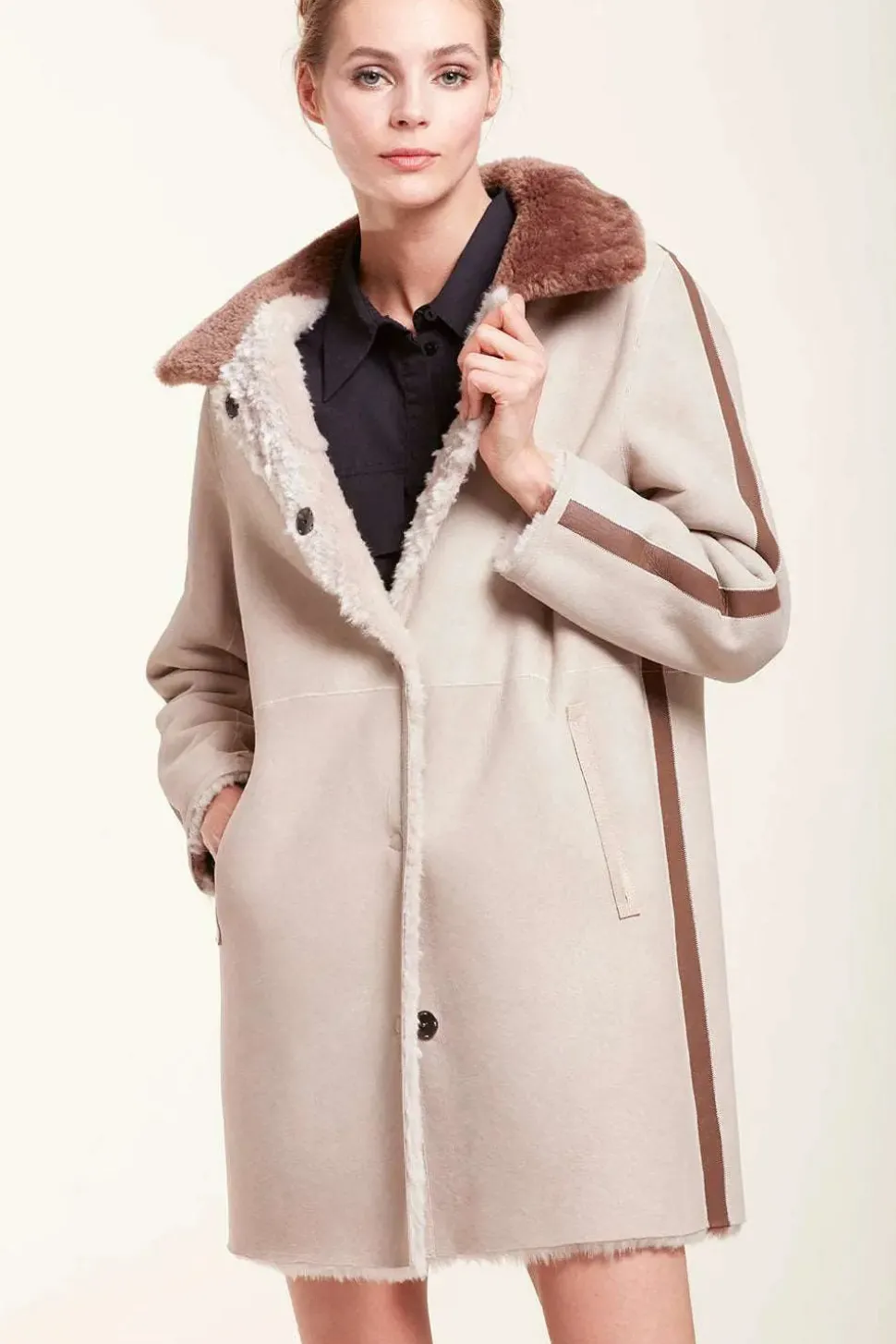 Shearling coat