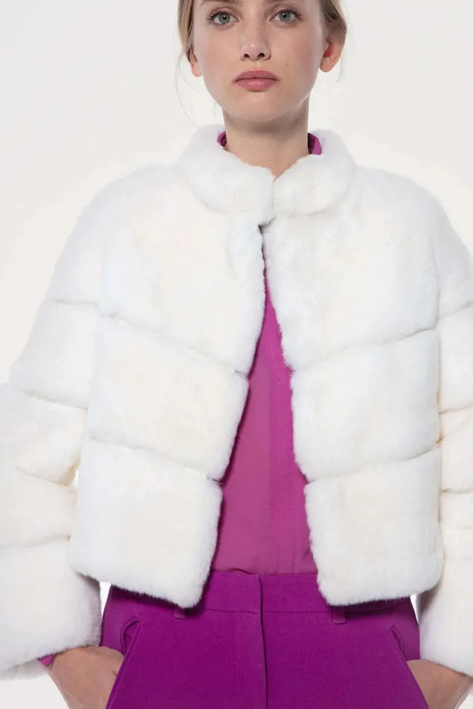 Short fur jacket
