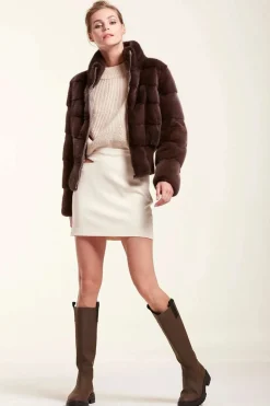 Short mink jacket