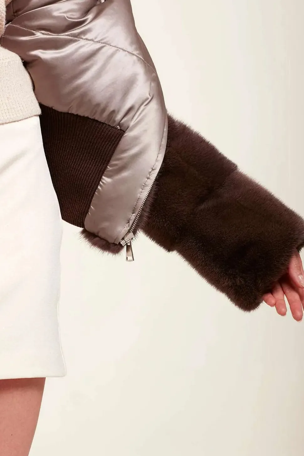 Short mink jacket