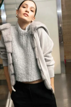Womens fur lined jacket