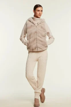 Womens mink vest